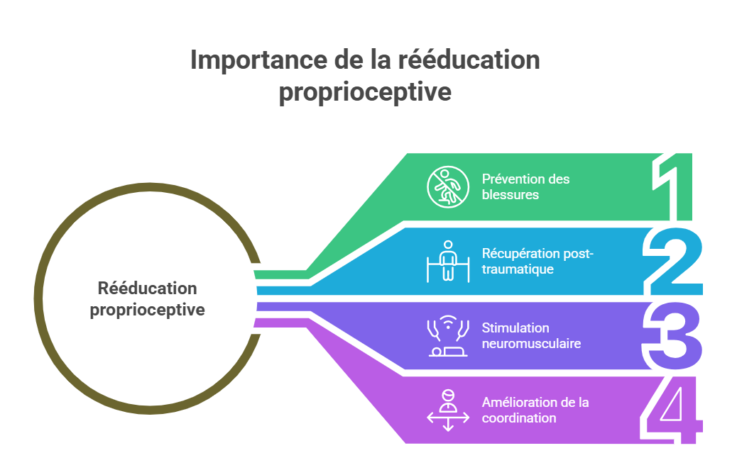 Importance de la proprioception en rééducation