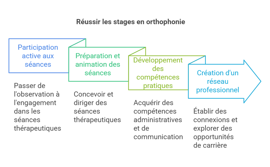 Réussir les stages en orthphonie