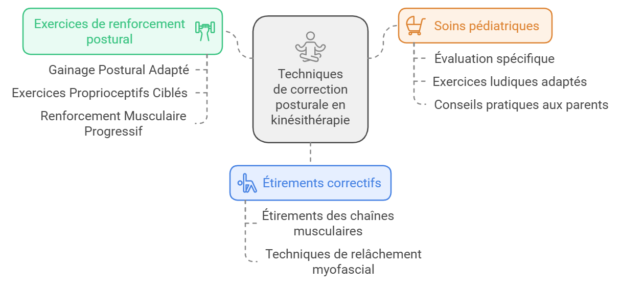 Techniques de correction posturale